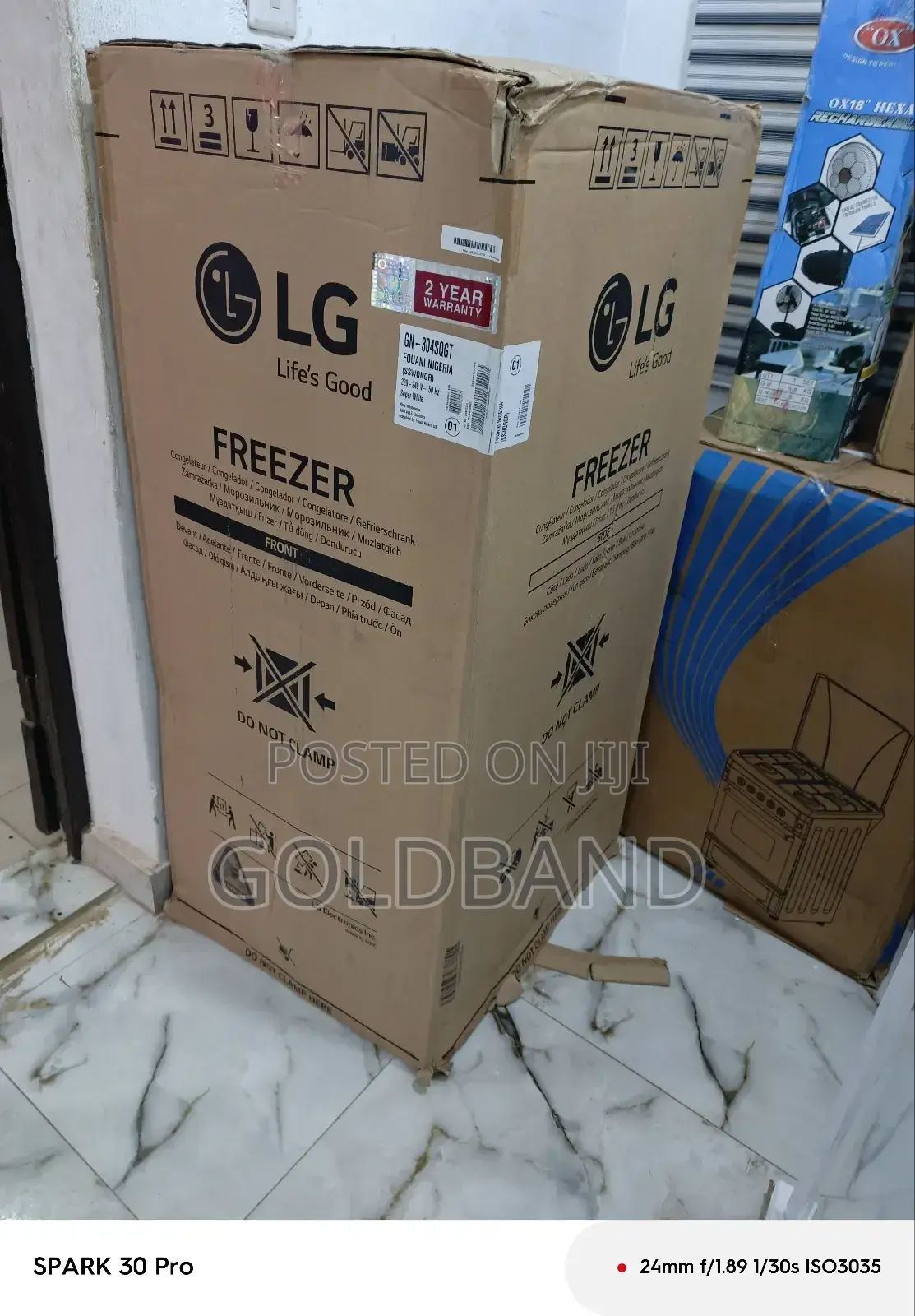 Lg Upright Freezer FRZ 304sn