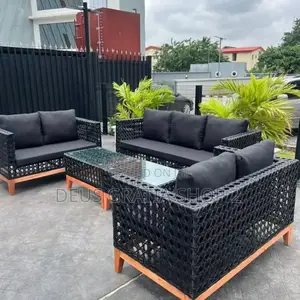 Rattan Box Chair With Cushion