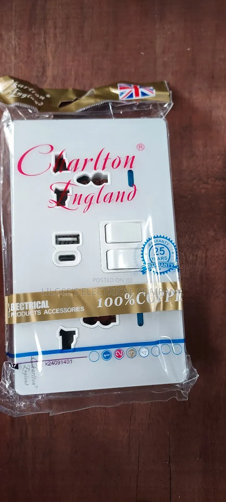 Luxury Double Socket With Usb and Type C