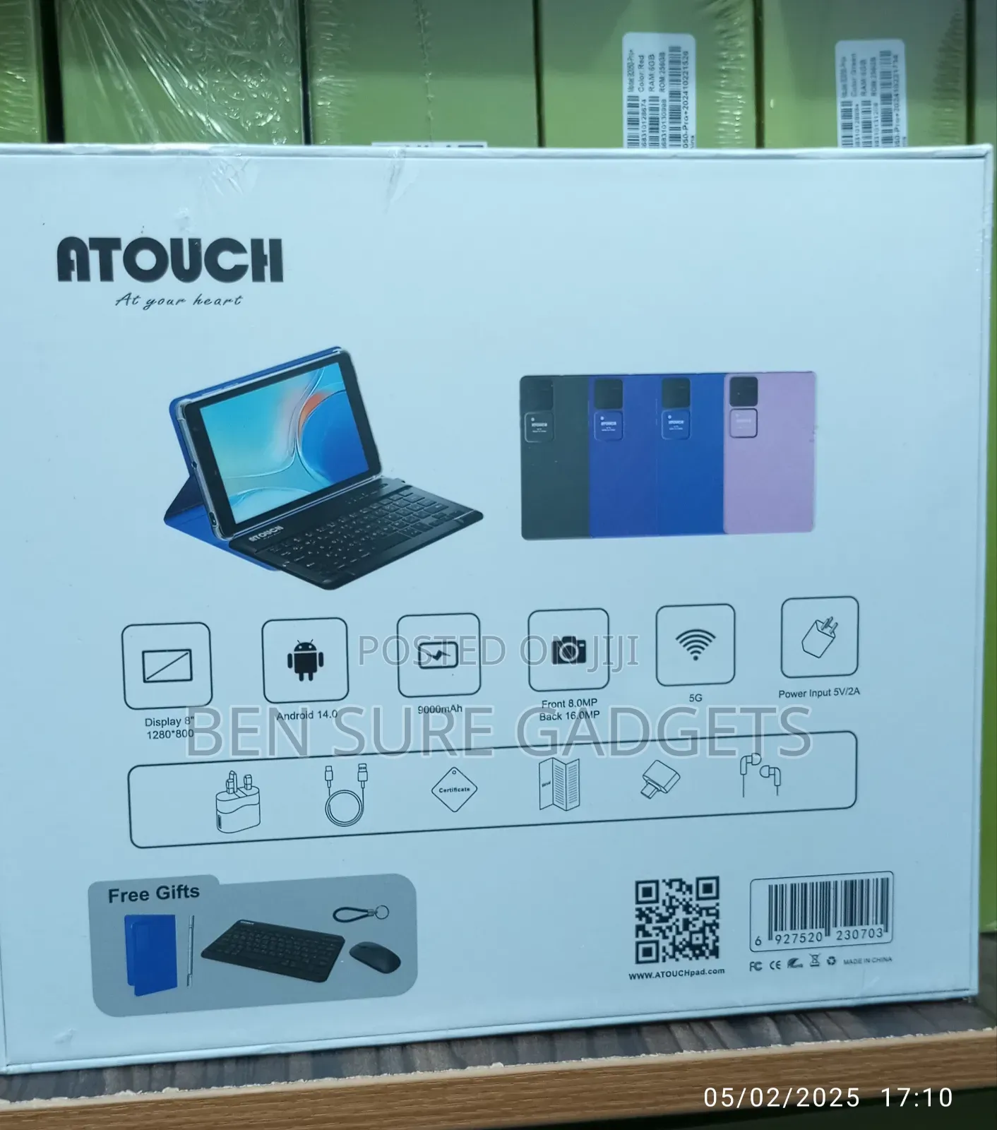 New Atouch M-T4 512 GB Blue