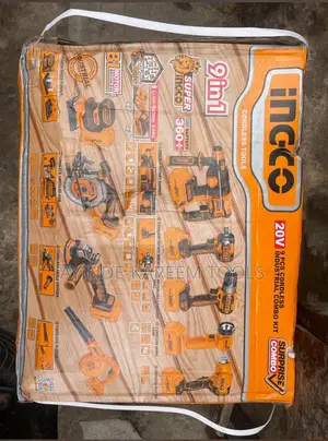 9 in 1 Cordless Industrial Combo Kit
