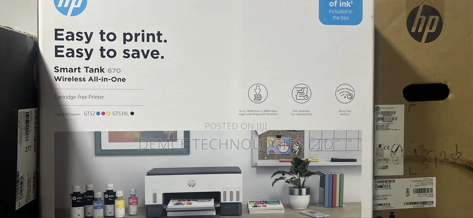 HP Smart Tank 670 Printer