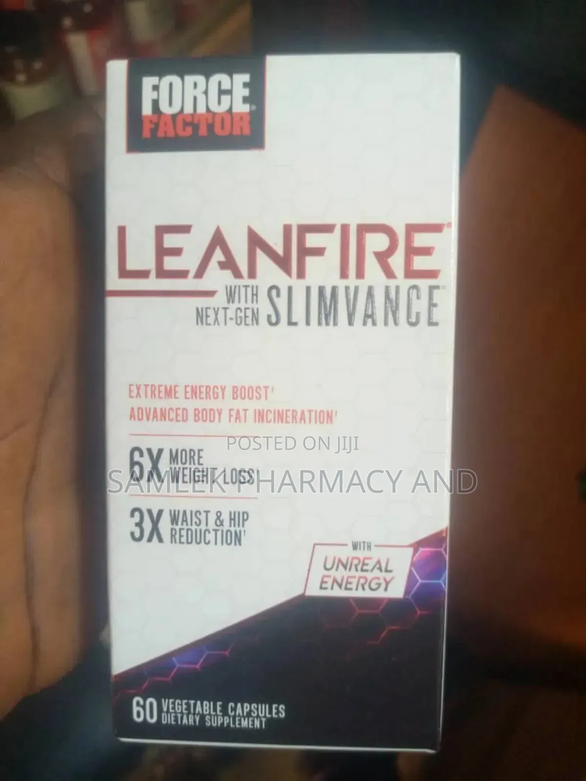 Force Factor Leanfire With Next-gen Slimvance- 60vegcaps