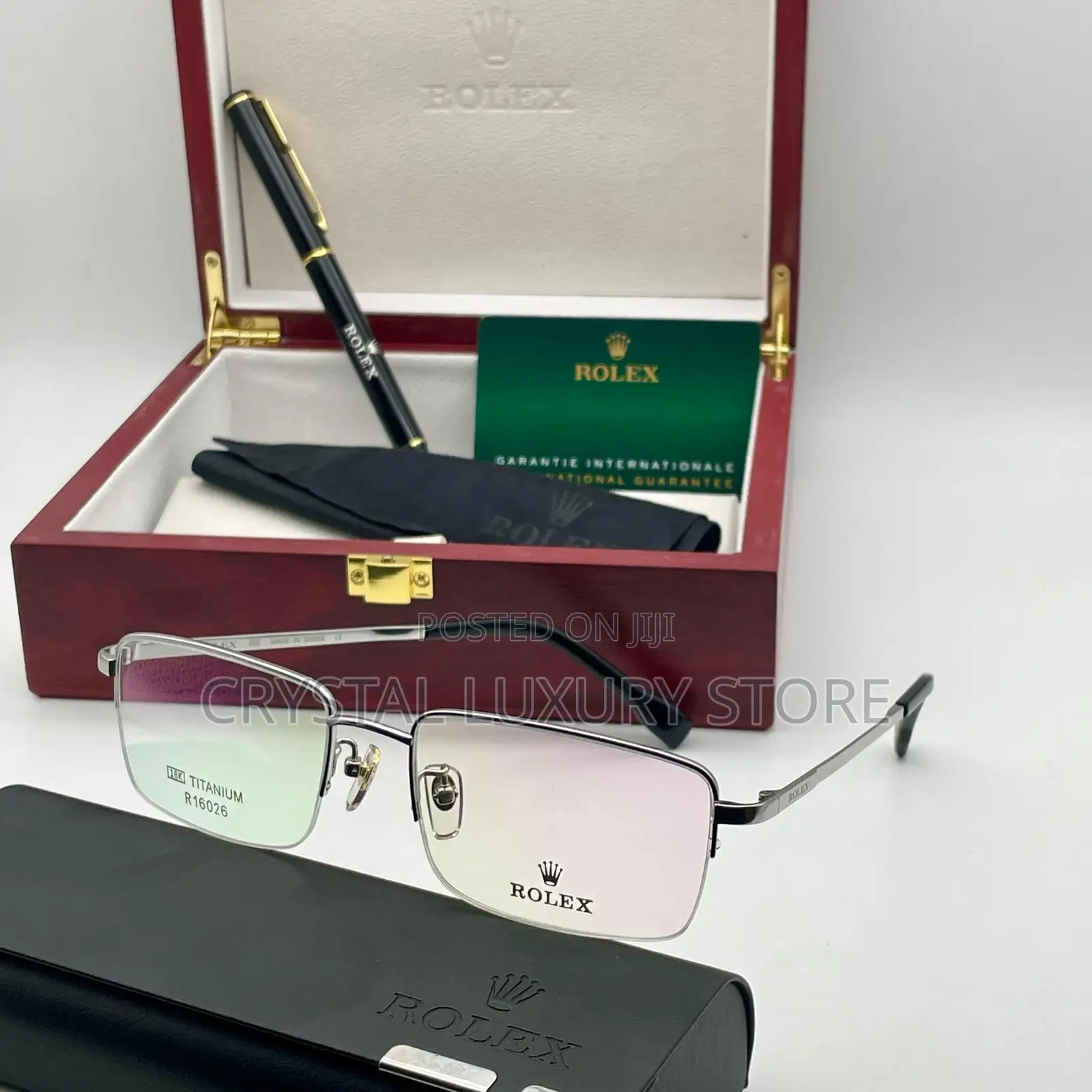 Rolex Quality Luxury Men Frame Glasses