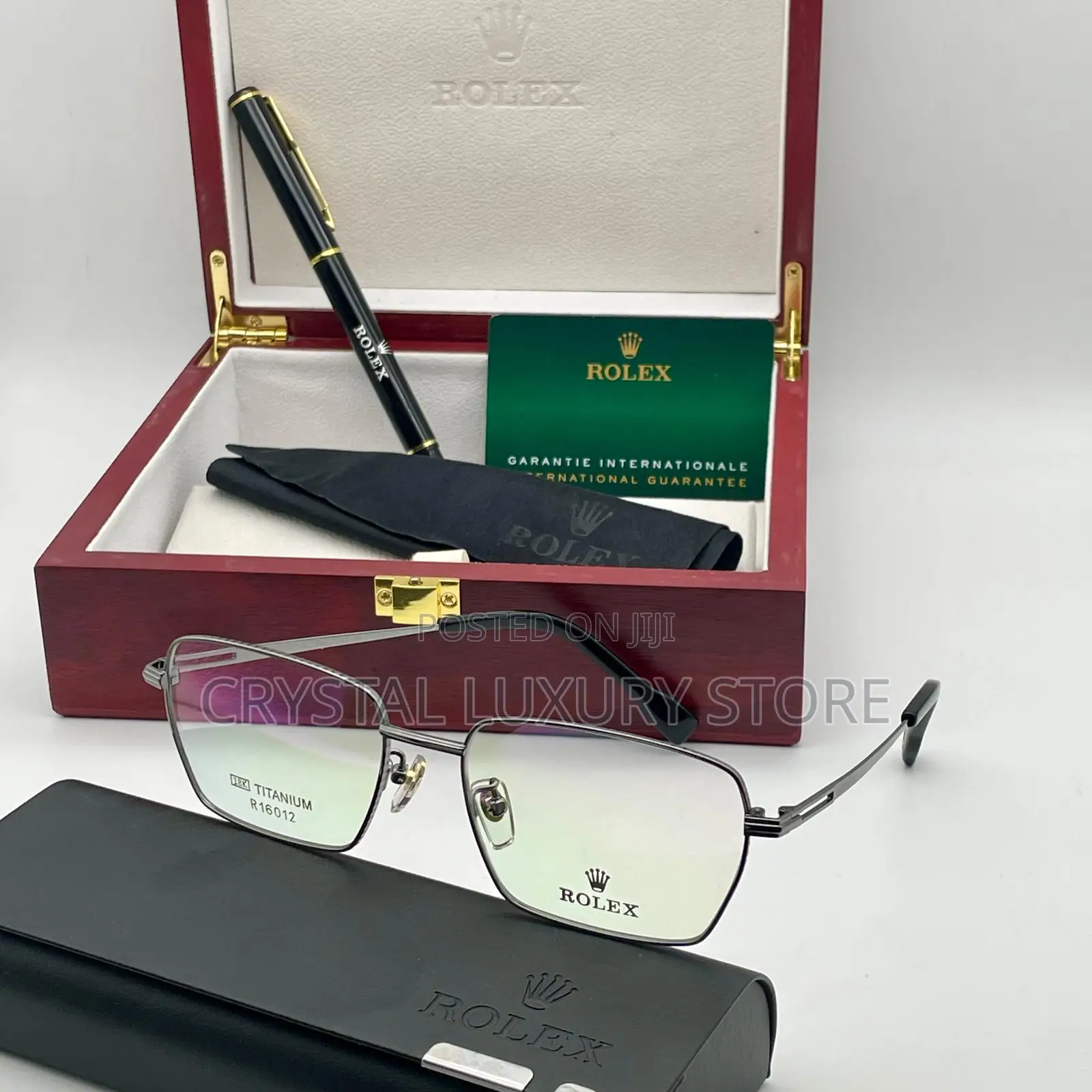 Rolex Quality Luxury Men Frame Glasses