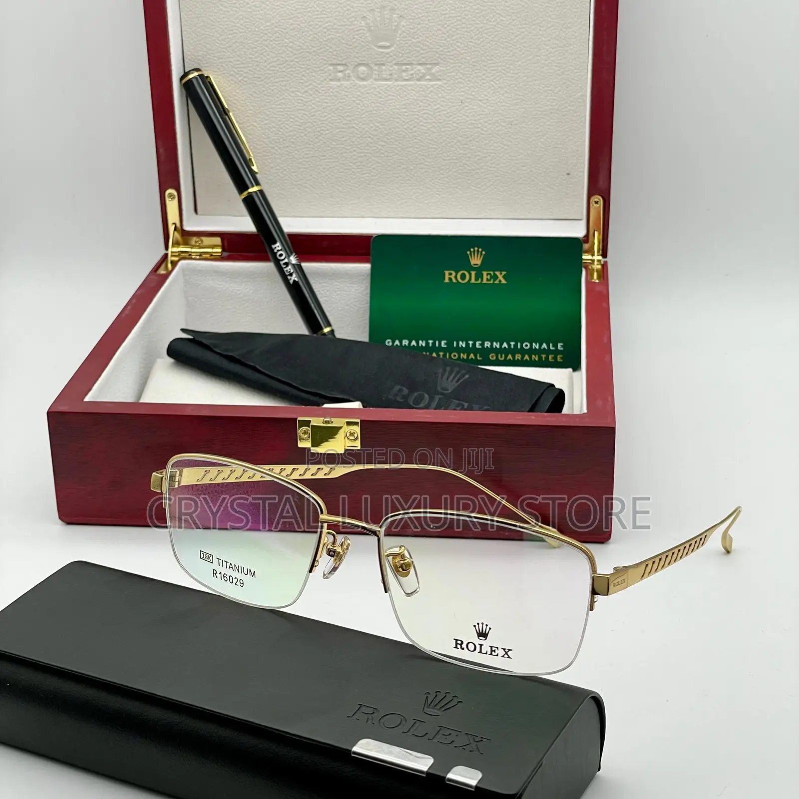 Rolex Quality Luxury Men Frame Glasses