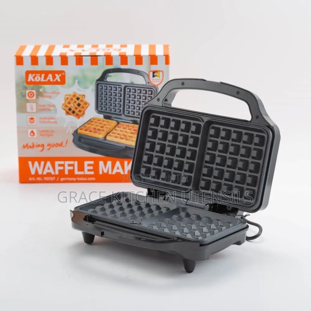 Kölax Waffle Maker - 1000-Watt, Non-Stick