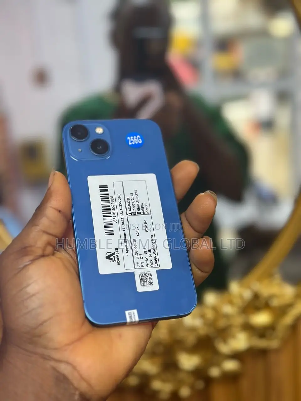 New Apple iPhone 13 256 GB Blue