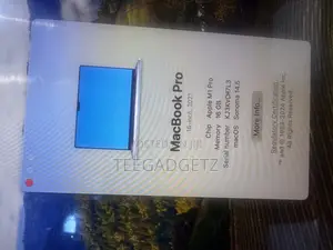 Laptop Apple MacBook Pro 2021 M1 16GB Apple M1 Pro SSD 512GB