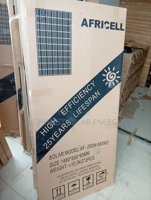 200w/36v Africell Solar Panel