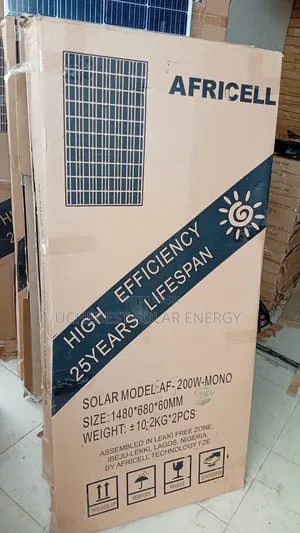 200w/36v Africell Solar Panel
