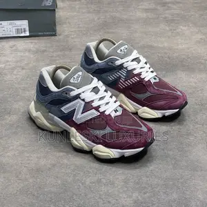 Original New Balance 9060 Split Red Blue Sneakers