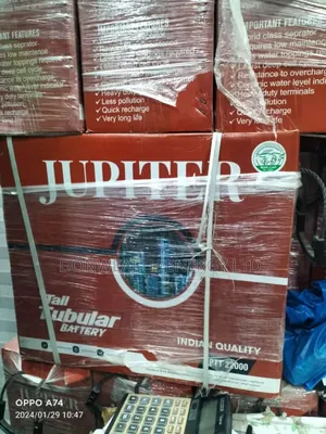 220ahm Jupiter Tall Tubular Battery