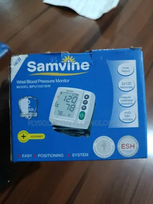 Samvine Wrist Blood Pressure Monitor - Bpu1001bw