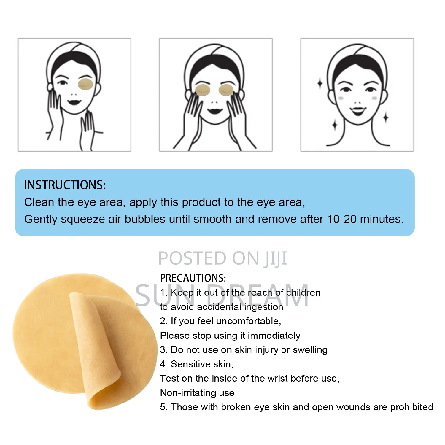 Blueberry Lutein Eye Patches Eye Care