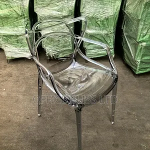Clear Resin Crystal Transparent Dinning Chair