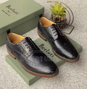 Classic Berluti Lack Up Corporate Shoe