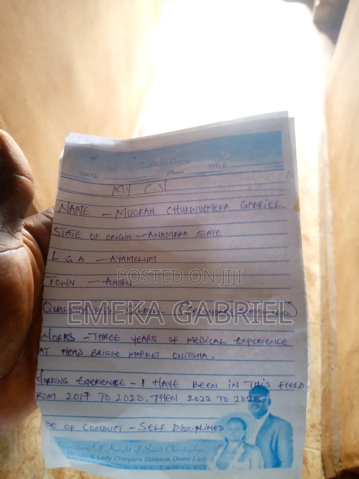 Application Letter