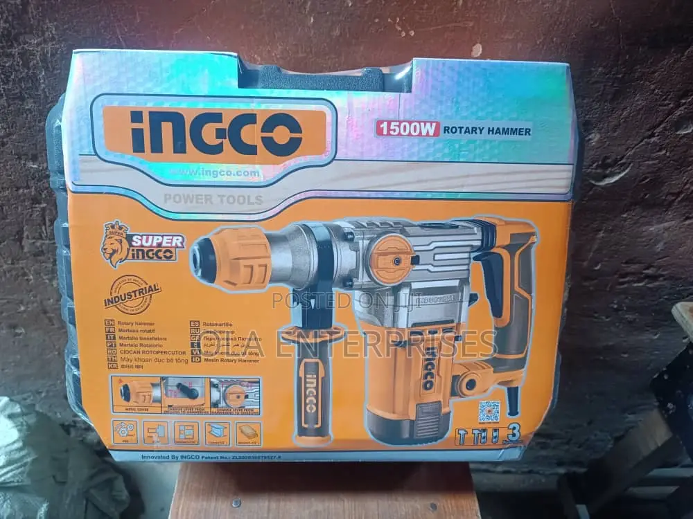 Ingco 1500w Rotary Hammer