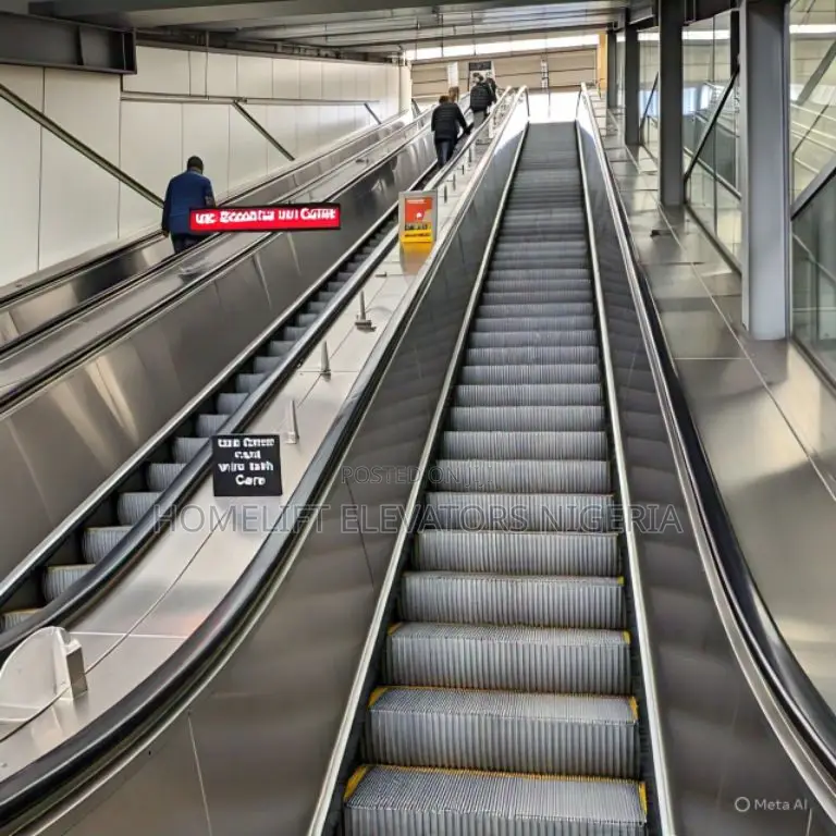 Convenience Train Station Escalator