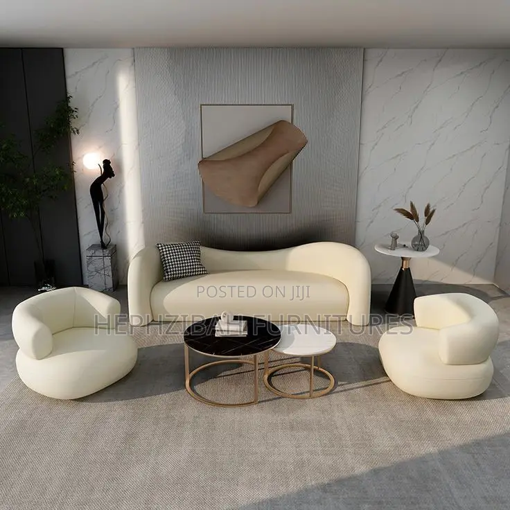 5 Seater Modern Executive Fabric Sofa