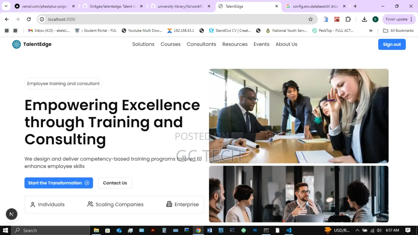 Employee Consultating Web App