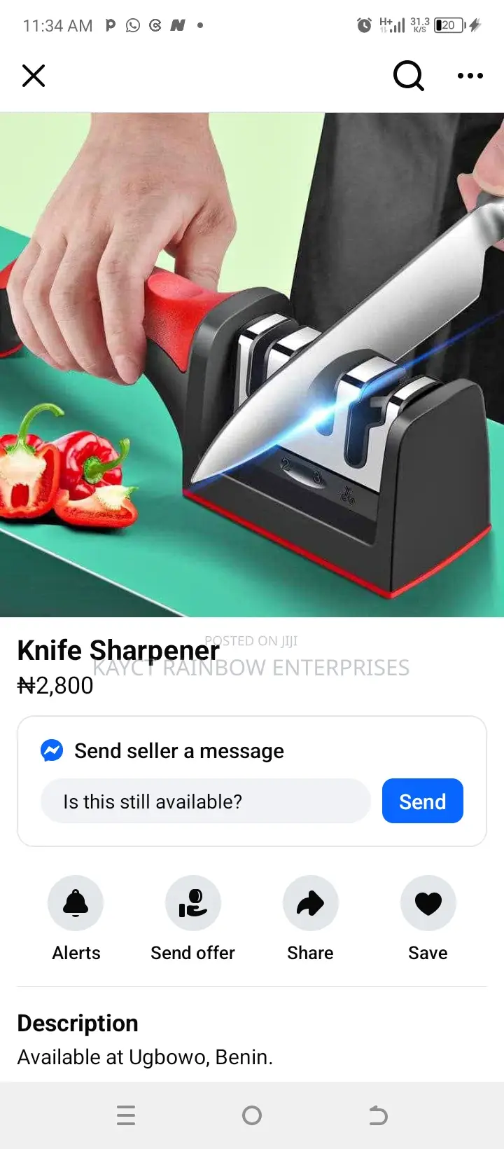 Kitchen Knife Sharpener