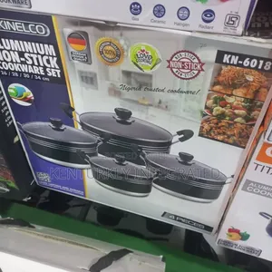 Kinelco Aluminium Non-Stick Cookware Set Model:Kn-6018