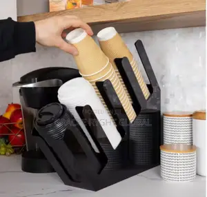 Hotel/ Coffee Shop/ Restaurant 4 Grid Plastic Cup Holder
