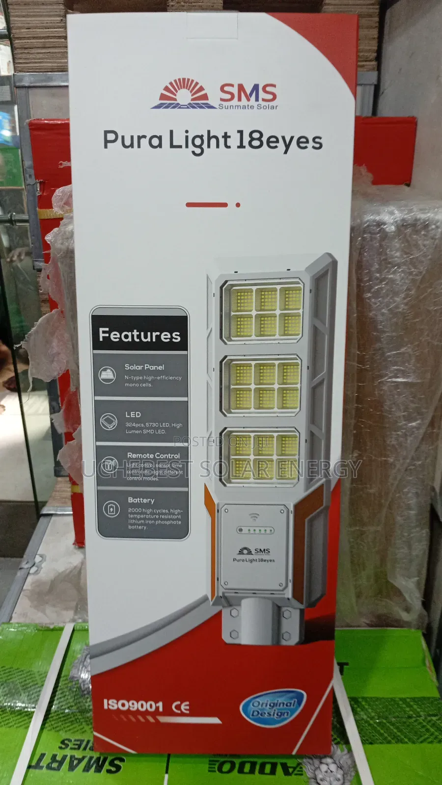2000w/18eye SMS Solar Street Lights