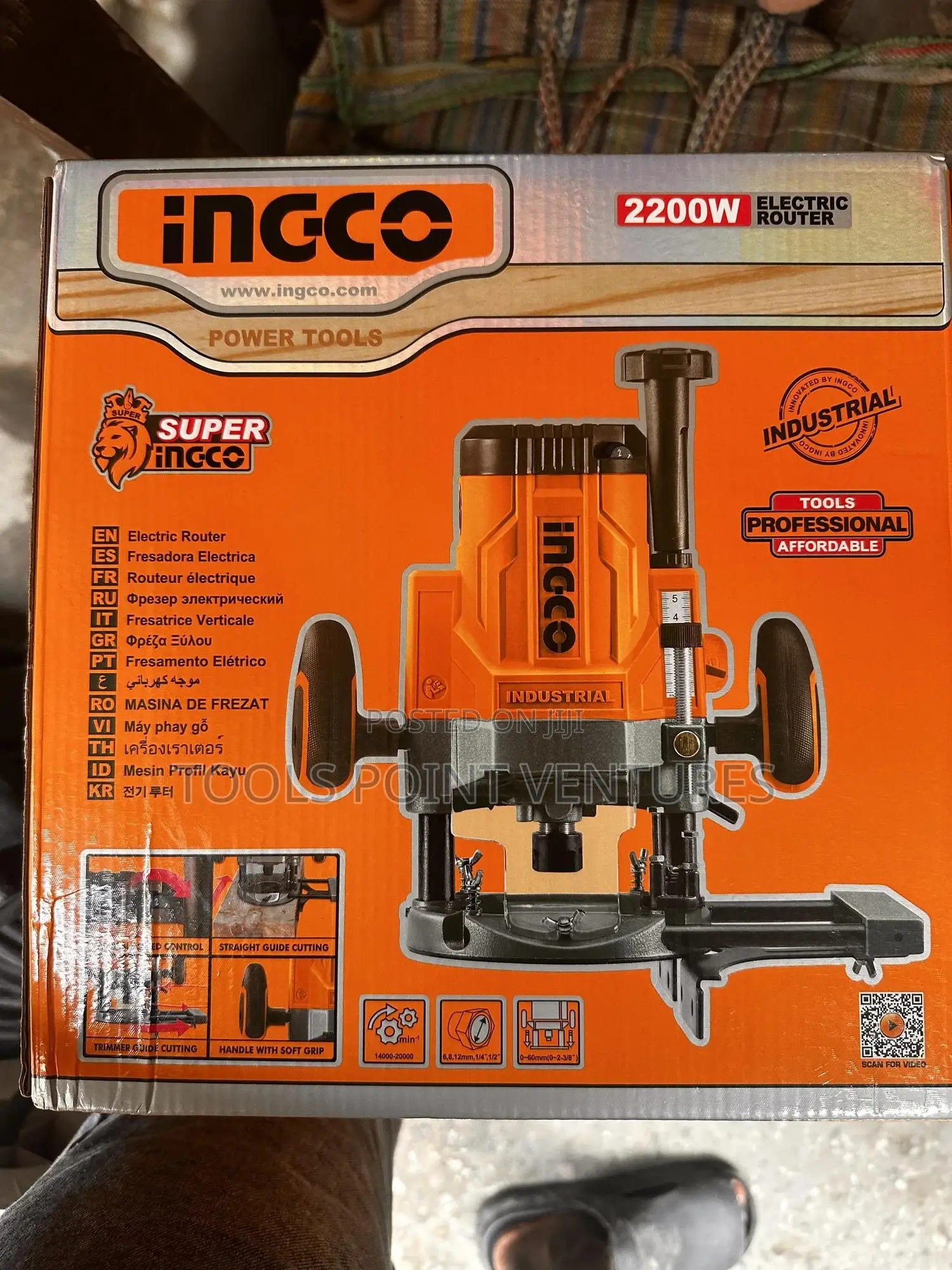 Ingco 2200w Router Machine
