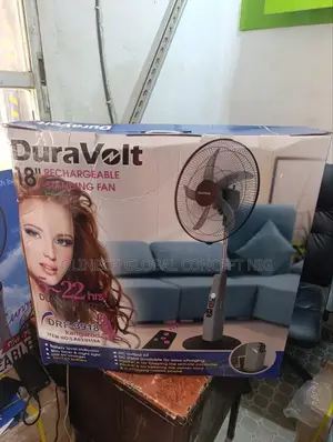 18 Inches Duravolt Rechargeable Standing Fan
