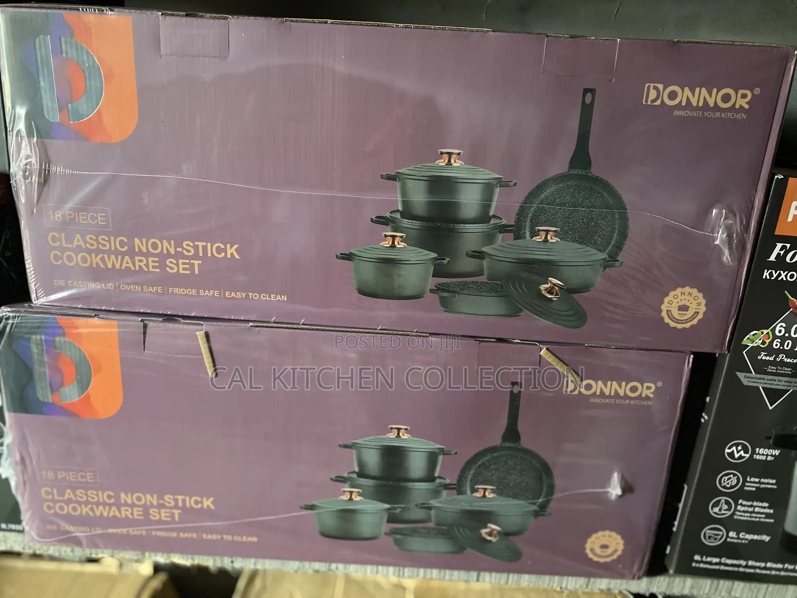 Donnor 18 Pieces Non Stick Cookware Set