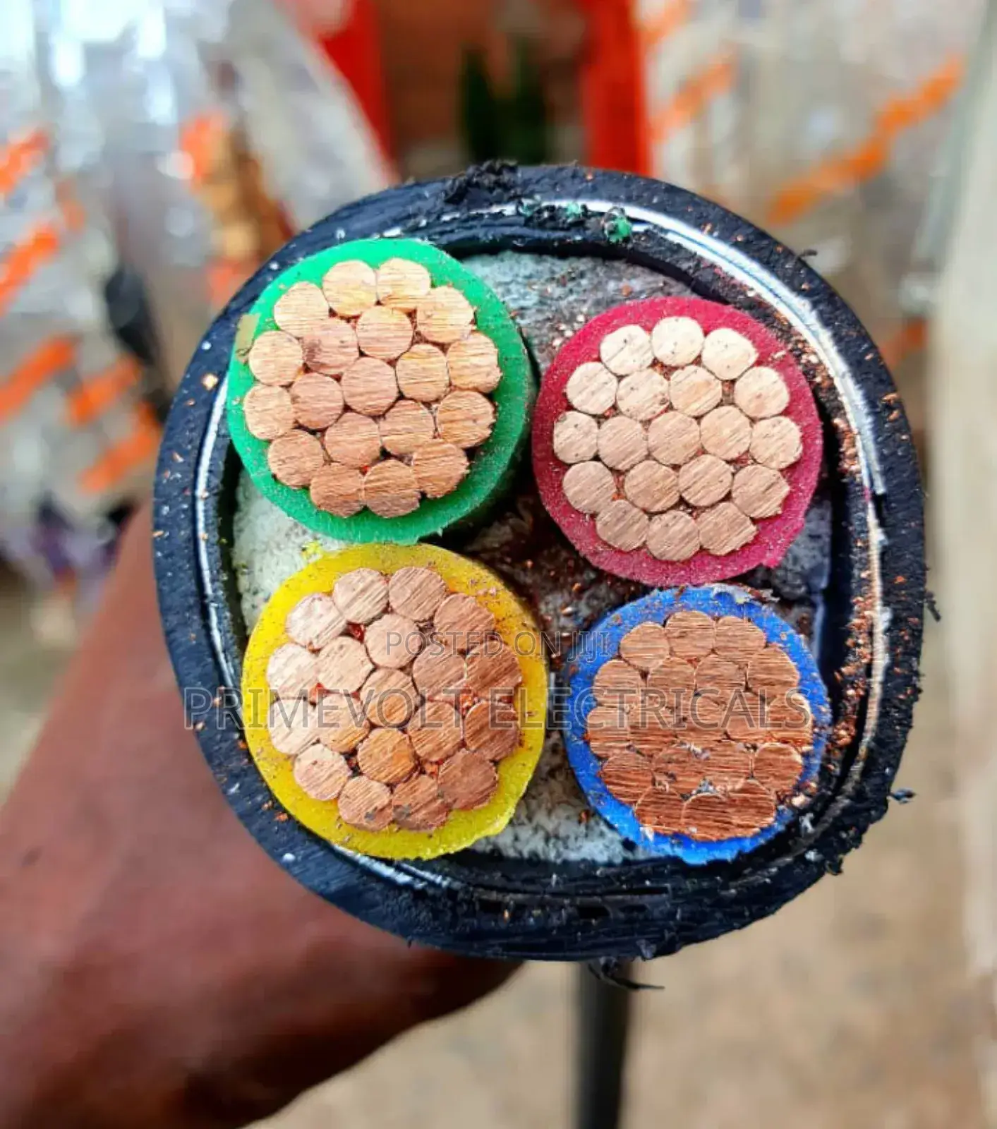 95mmx4core Armoured Cable