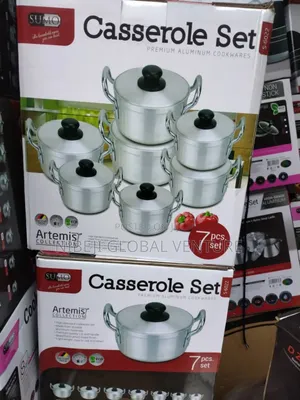 7 Picese Casserole Set Pot