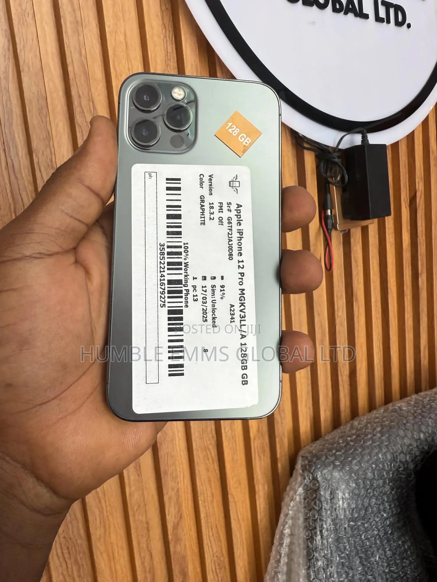 New Apple iPhone 12 Pro 128 GB Gray