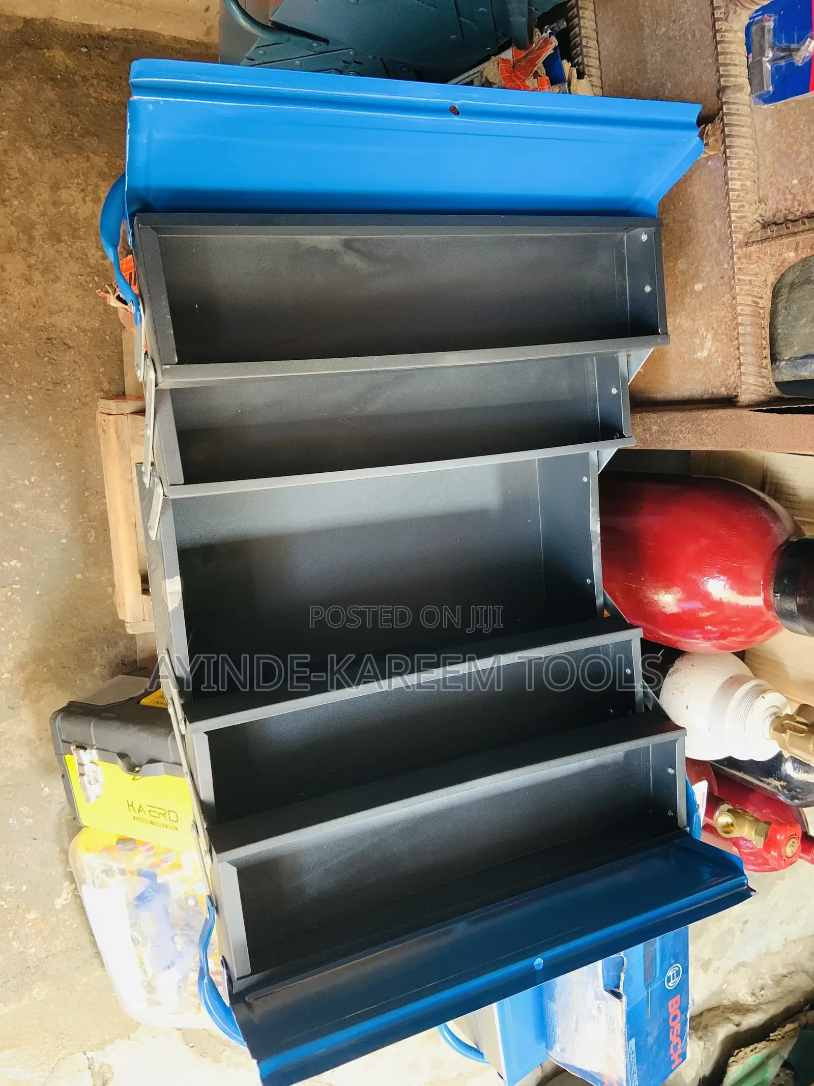 Medium Empty Metal Tool Box
