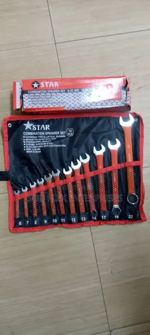 12 Pieces Set of Combination Spanner