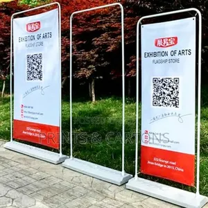 Door Shape Banner Branding. # 