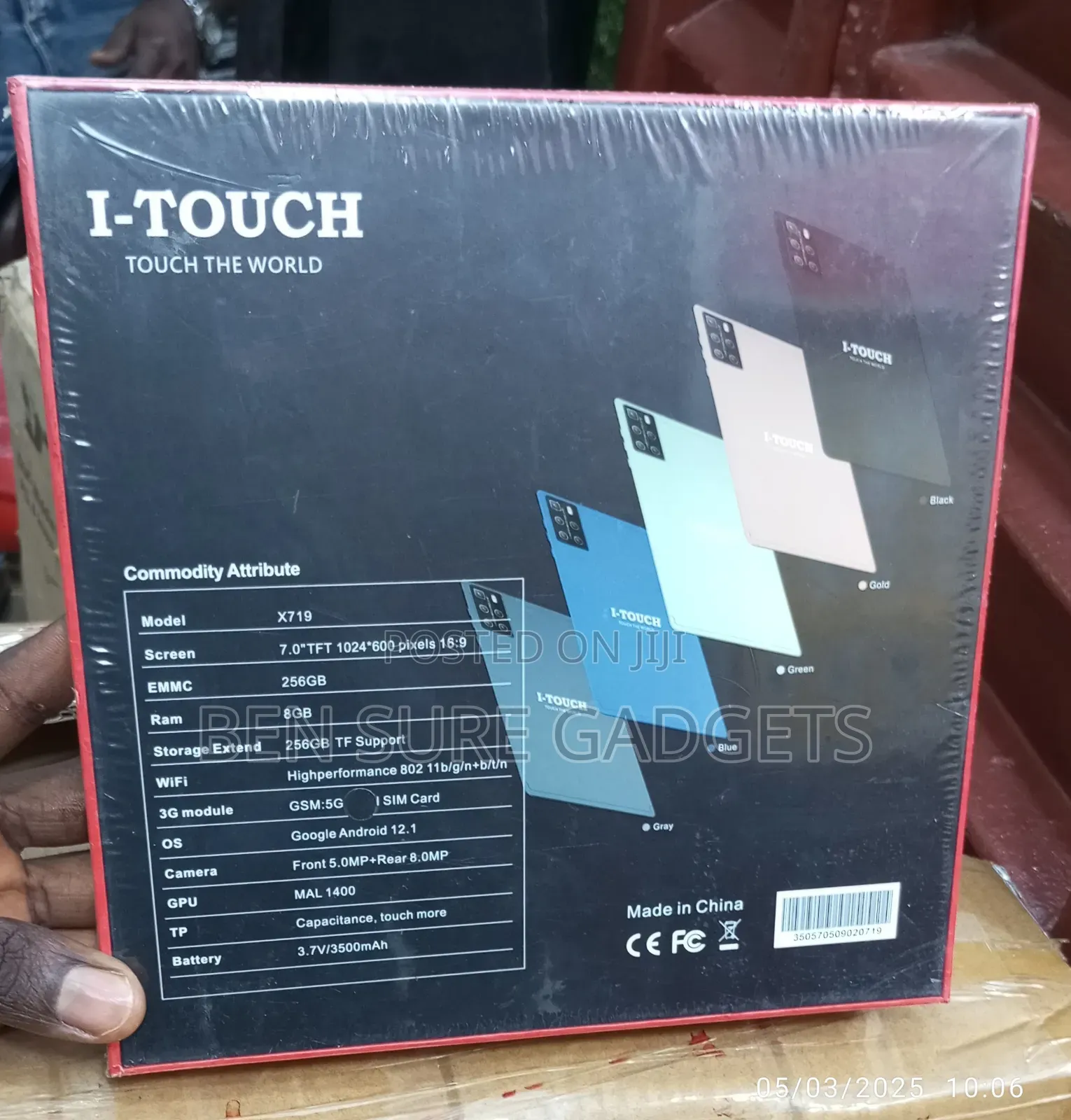 New iTouch X702 256 GB Blue