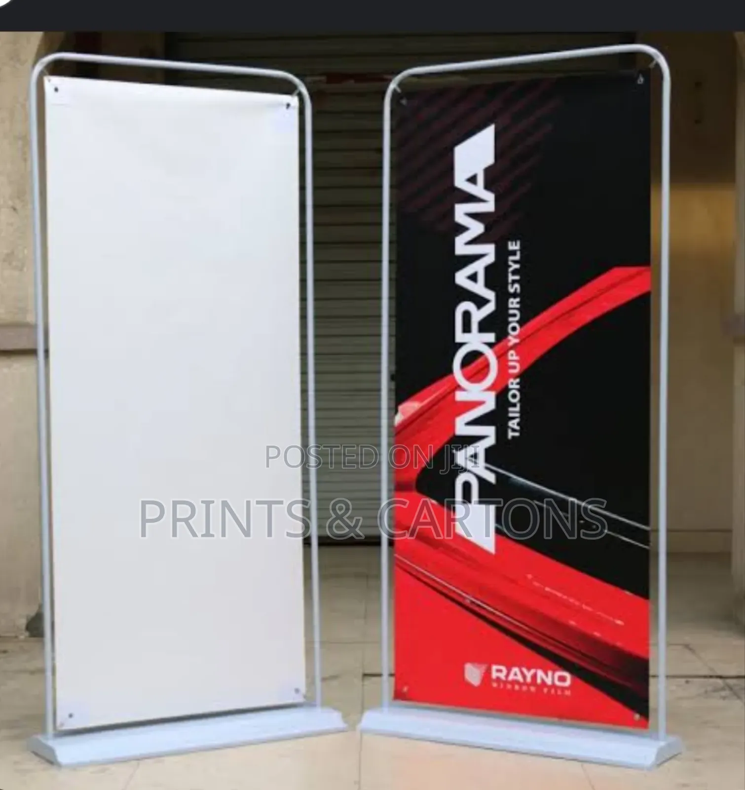 Doorframe Banner Printing Design #