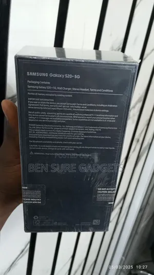New Samsung Galaxy S20+ 5G 128 GB Gray