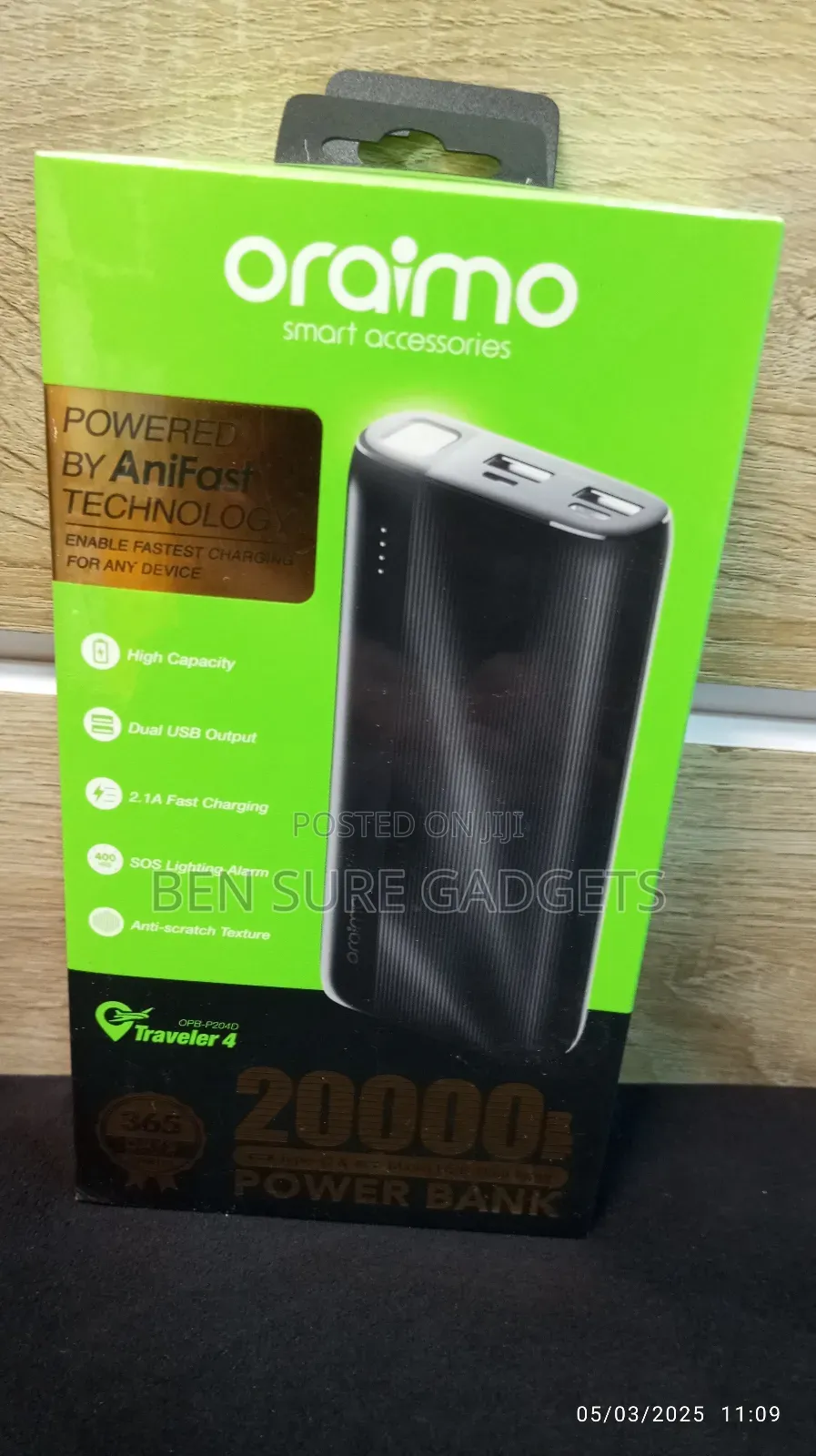 Oraimo 2000mah Power Bank