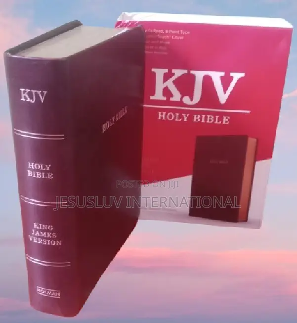 KJV Large Print Compact Reference Bible,Brown Leather