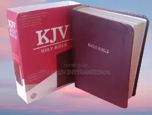 KJV Large Print Compact Reference Bible,Brown Leather
