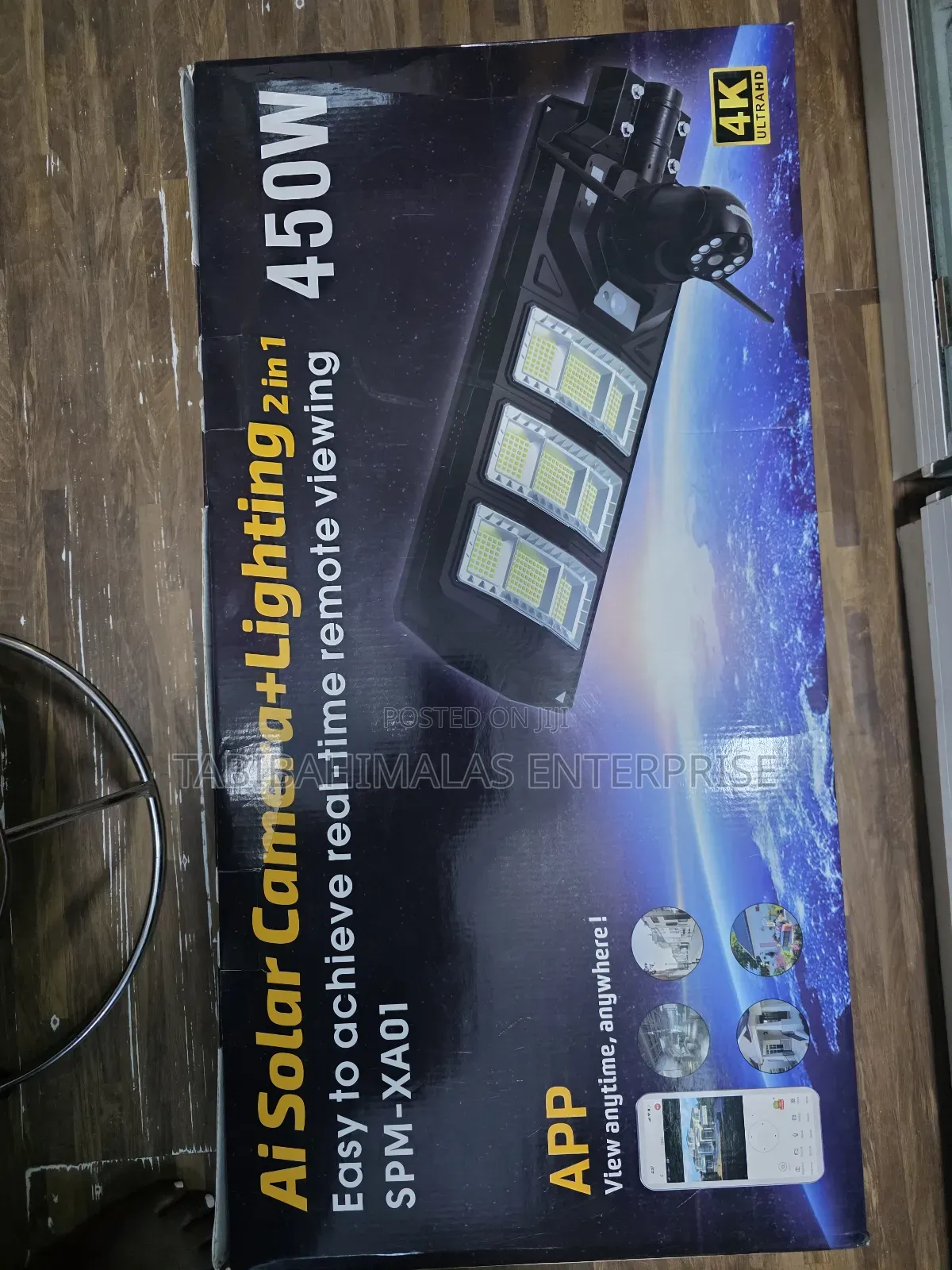 V380 Ai Solar Camera+Lighting 450w