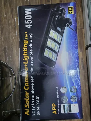 V380 Ai Solar Camera+Lighting 450w