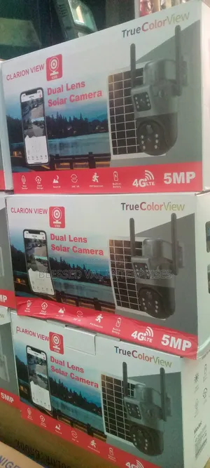 Clarion View Dual Lens Solar Camera 4g