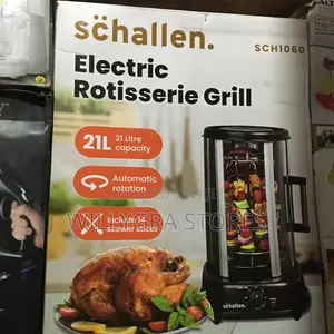 Rotating 21l Rotisserie Grill for Kebabs, Skewers and Roasts