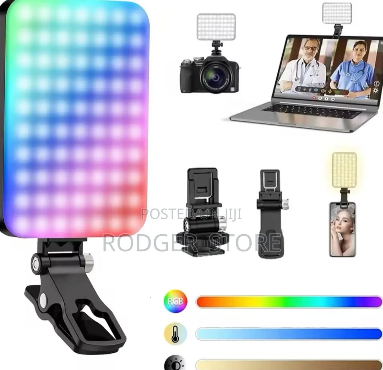 Rgb Led Photography Lighting Video Light Magnetic Led Camera
